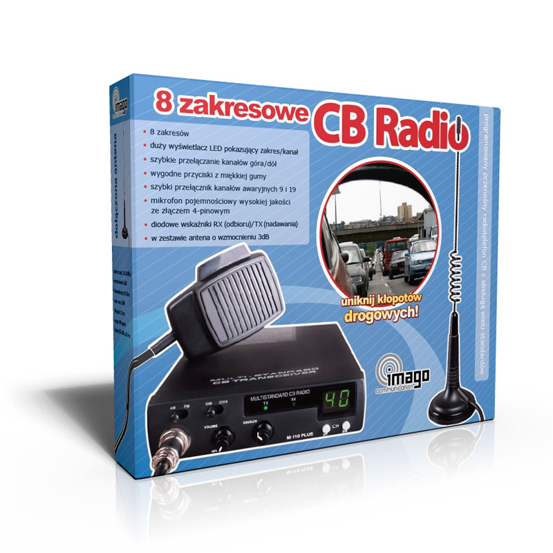 CB Radio - packaging design