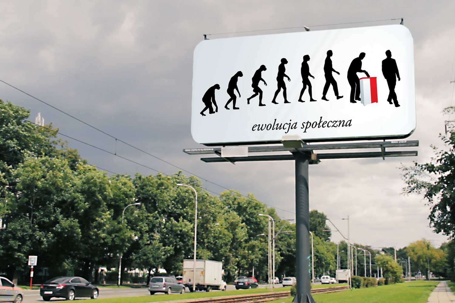 Social evolution Billboard